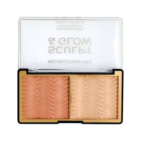 Revolution Pro Contour Palette Sculpt & Glow Light-Medium