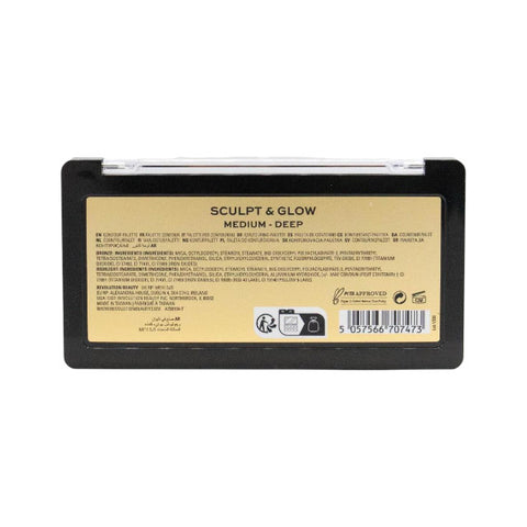 Revolution Pro Contour Palette Sculpt & Glow Medium-Deep