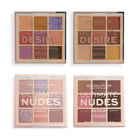 Revolution Ultimate Nudes Shadow Palette Light