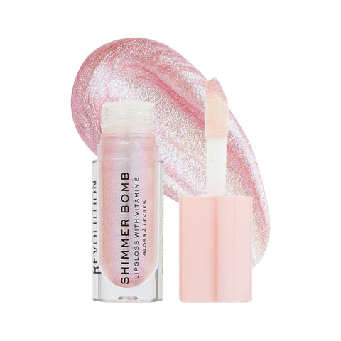 Revolution Shimmer Bomb Lip Gloss Sparkle Pink