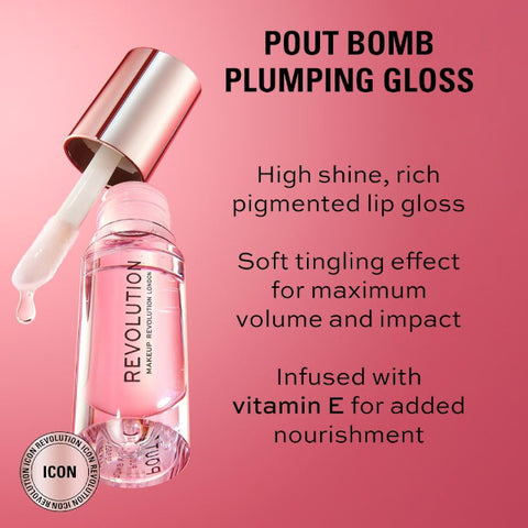 Revolution Pout Bomb Plumping Lip Gloss Sauce